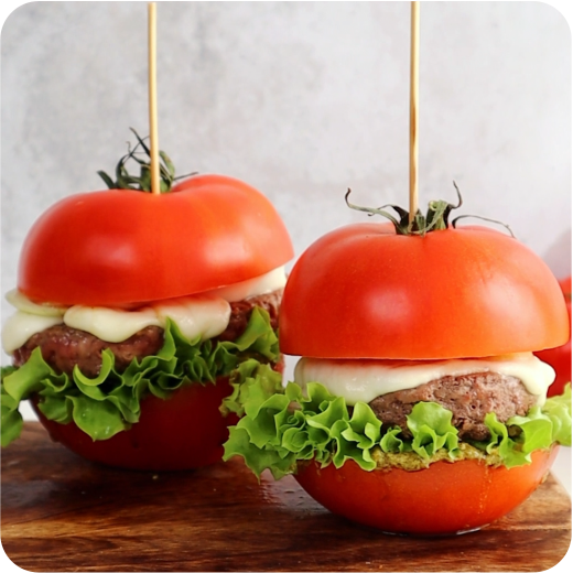 Un burger faible en calories prêt en 5 étapes seulement !
