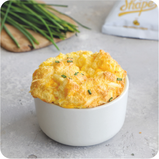 Pimp mon berlingot - Soufflé au fromage faible en calories.