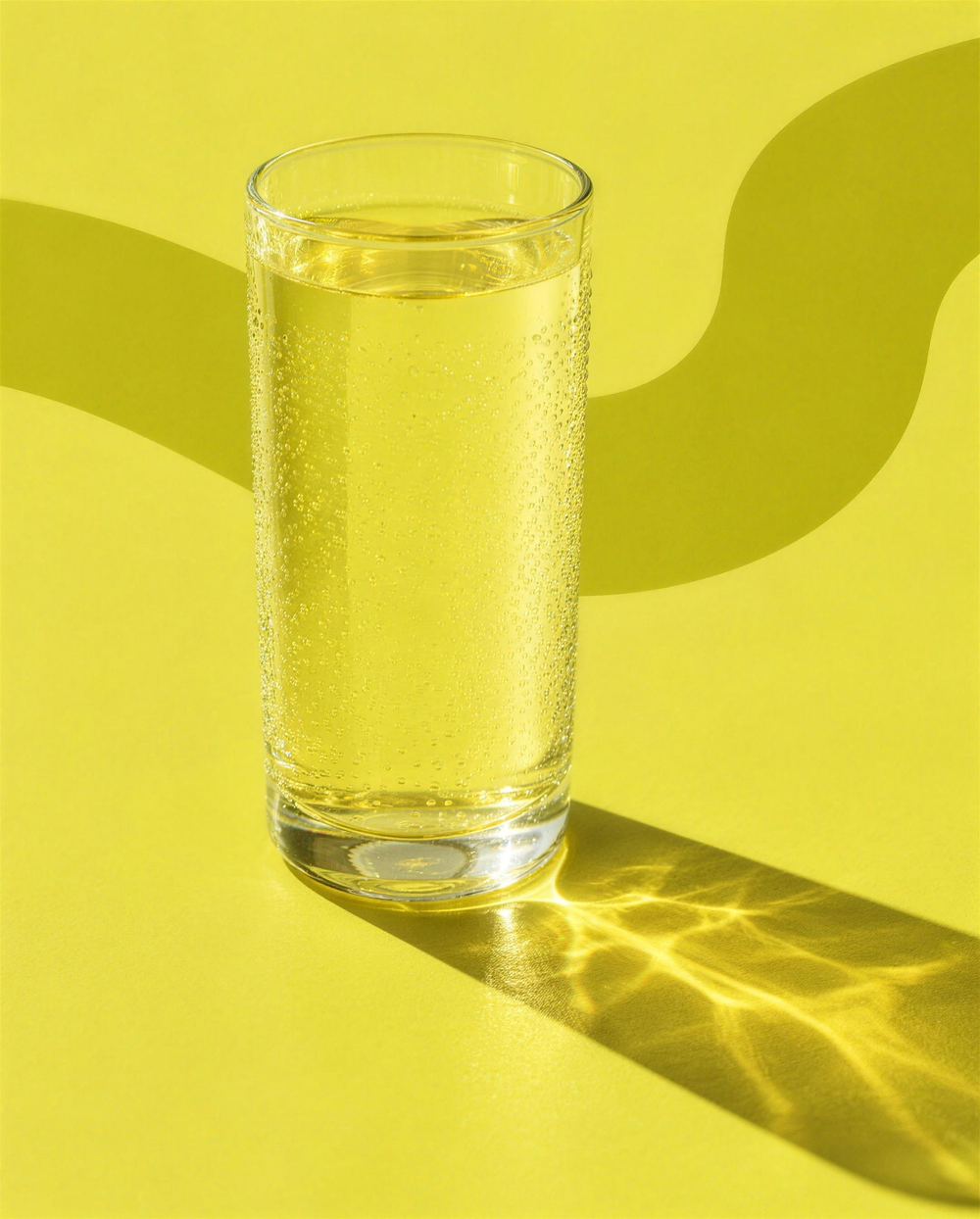 Un verre d’eau aromatisée