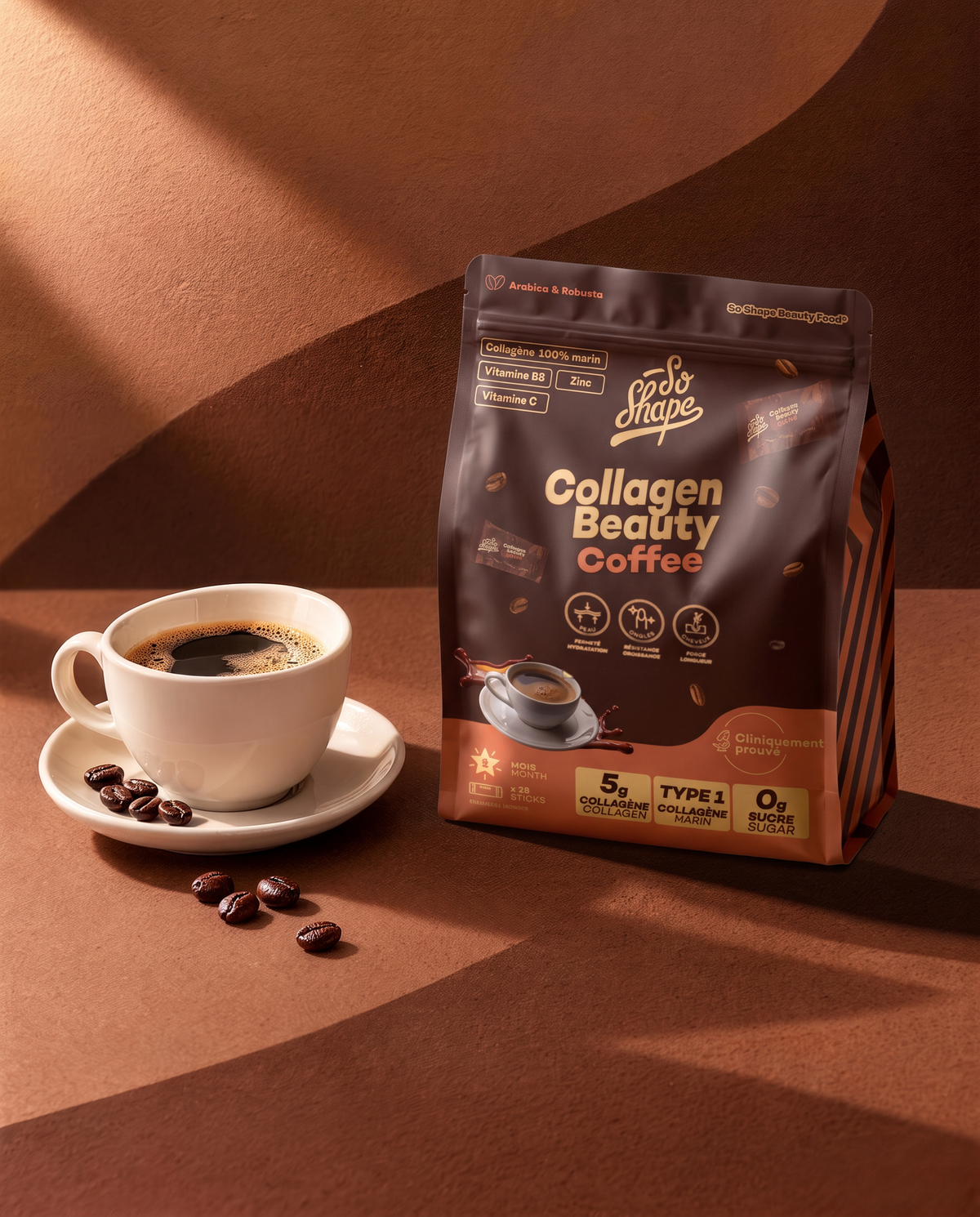 Cure collagène café