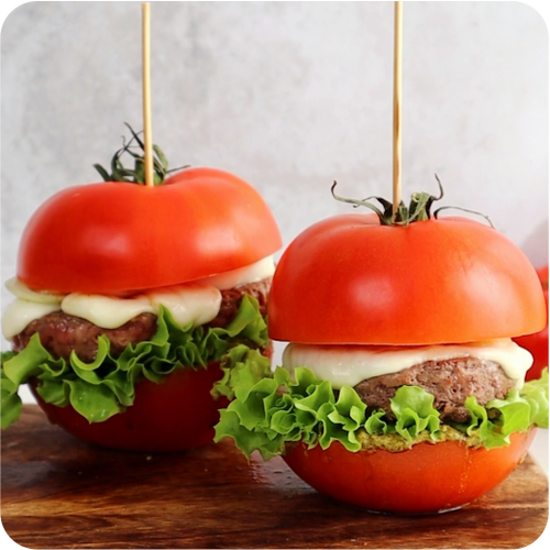 Un burger faible en calories prêt en 5 étapes seulement !
