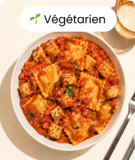 Ravioli Tofu Tomates Basilic