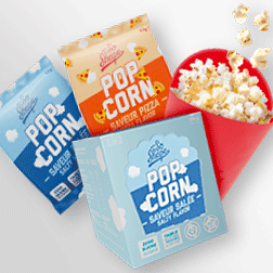 ×24 Pack découverte Smart Pop Corn Saveurs salées 🧂🍕