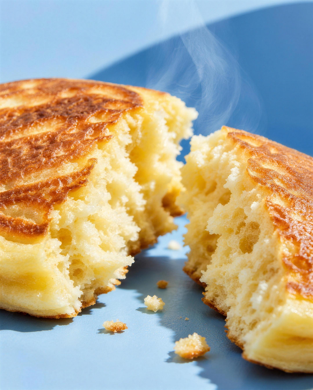 La mie moelleuse d’un pancake